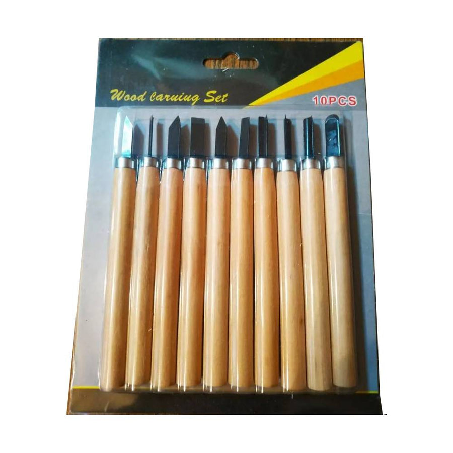 Wood Carving Set of 10