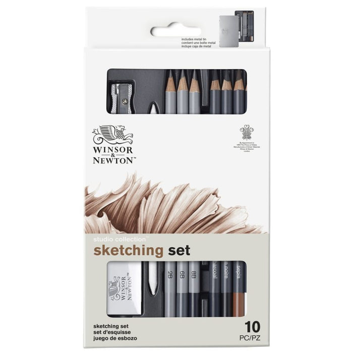 Winsor & Newton Studio Collection Sketching Pencil Set (10pc)