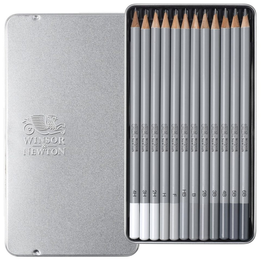 Winsor & Newton Studio Collection Medium Graphite Pencils (12pc)
