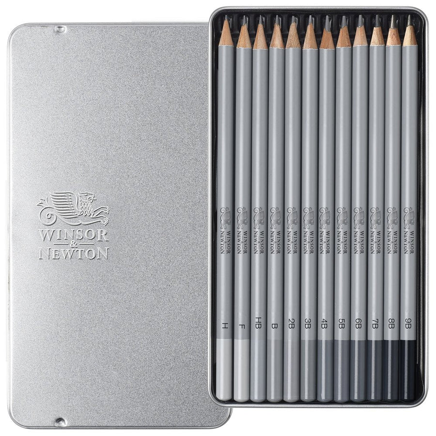Winsor & Newton Studio Collection – Soft Graphite Pencil Set of 12