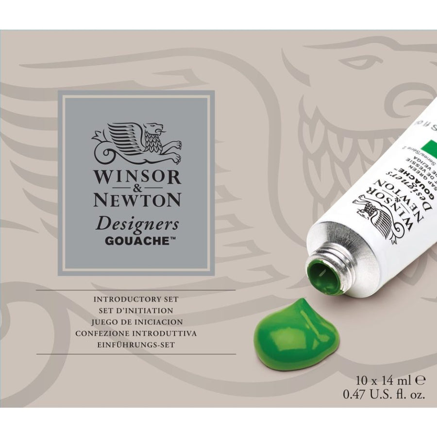 Winsor & Newton Designers Gouache - Introductory Set of 14ml x 10 Tubes
