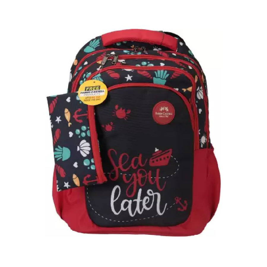 Faber-Castell Sea You Later Backpack - Blue