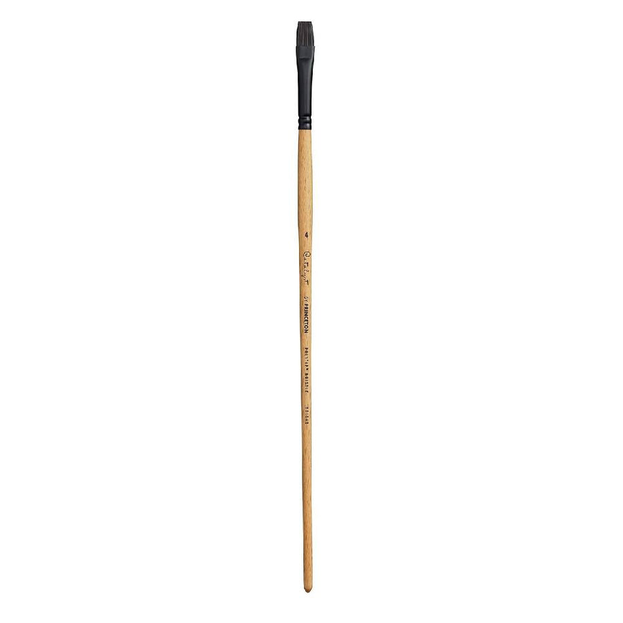 Princeton Catalyst Polytip Bristle Synthetic Bright Long Handle Brush - 6400 Series