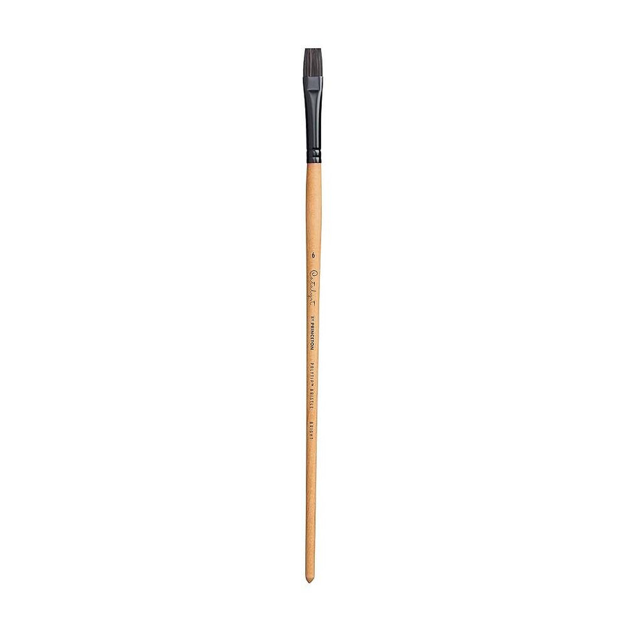 Princeton Catalyst Polytip Bristle Synthetic Bright Long Handle Brush - 6400 Series