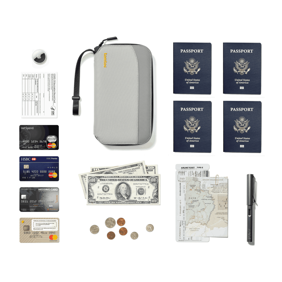 Tomtoc Navigator - T03 Passport Holder - Black