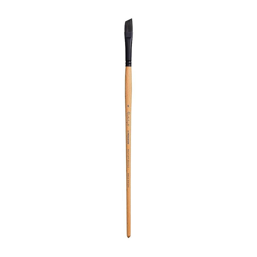 Princeton Catalyst Polytip Synthetic Bristle Angle Bright Long Handle Brush - 6400 Series