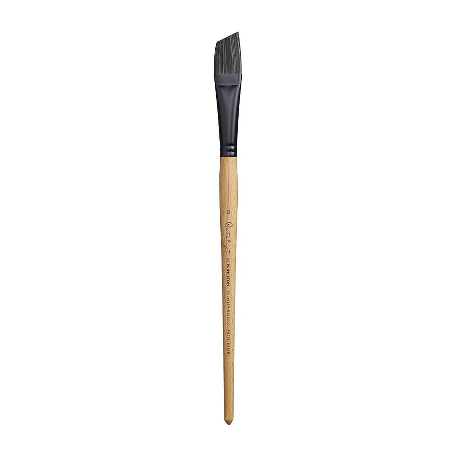 Princeton Catalyst Polytip Synthetic Bristle Angle Bright Long Handle Brush - 6400 Series
