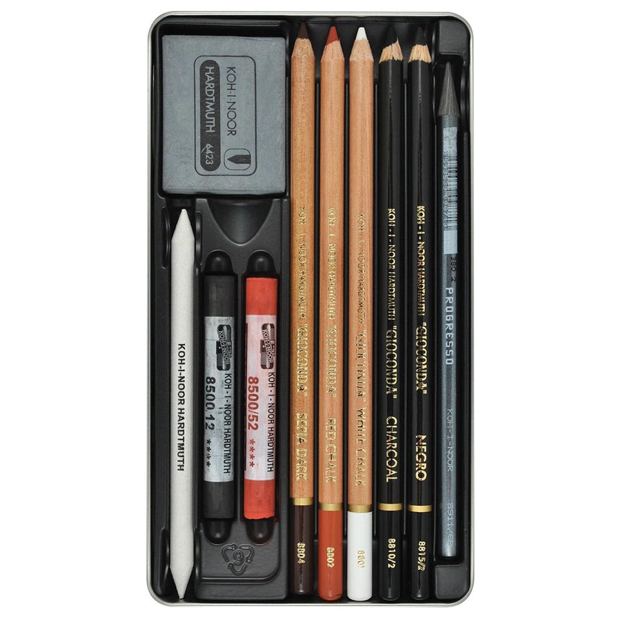 KOH-I-NOOR HARDTMUTH GIOCONDA DRAWING / SKETCHING ARTIST'S MINI ART SET - 8890