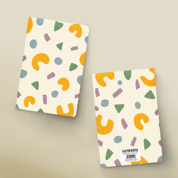 factor-notes-the-beige-abstract-unruled-notebook-front-view