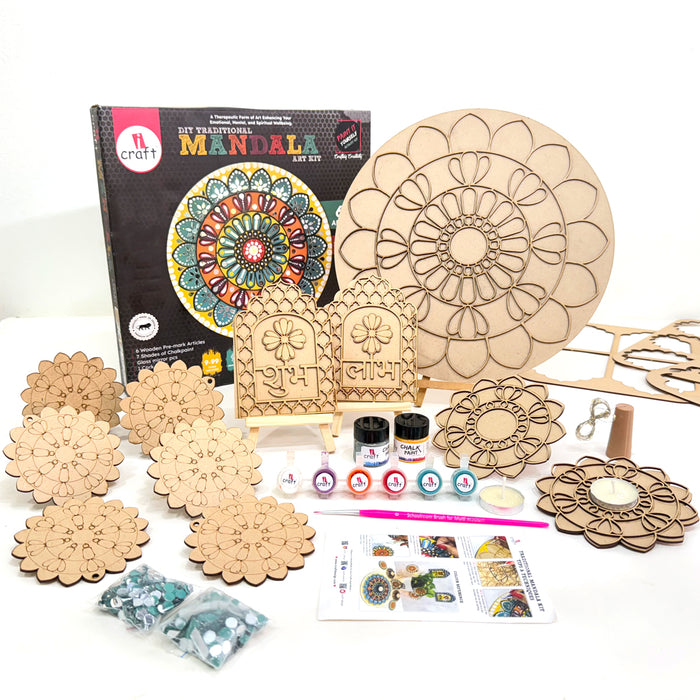 iCraft DIY Traditional Mandala Art Kit