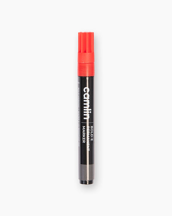 Camlin BoldE Permanent Marker (Red) — Mango