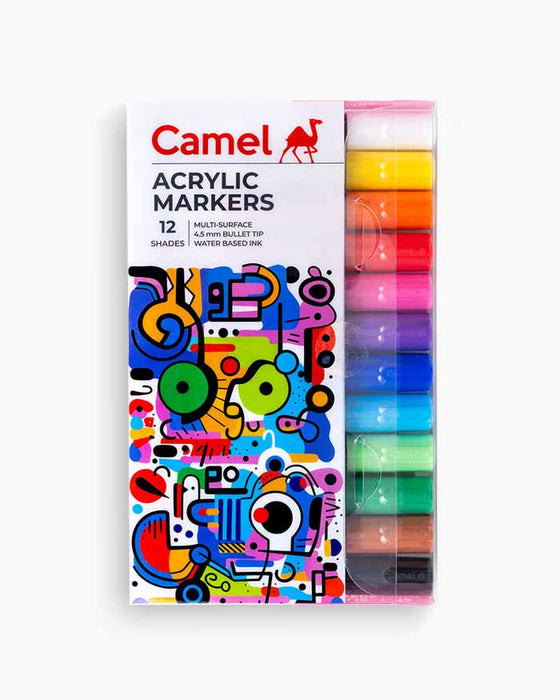 Camel Acrylic Markers – Set of 12