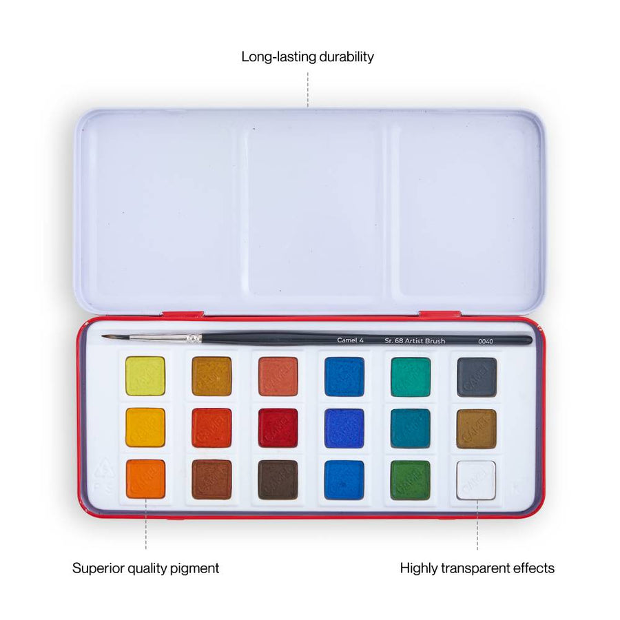 Camel - Artist Watercolor Cakes Set