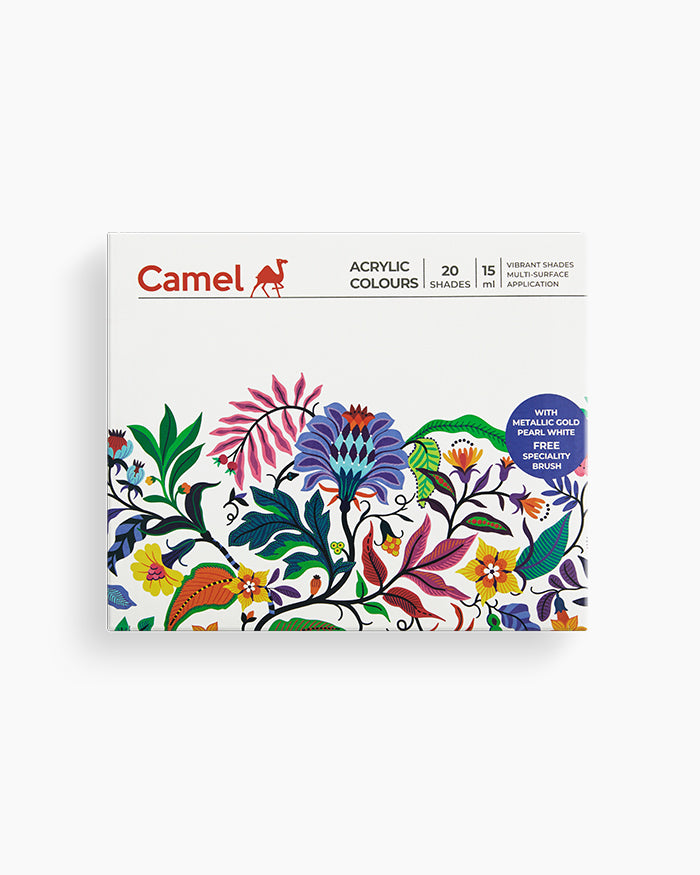 Camel Acrylic Colours Set Of 20 (15ml)
