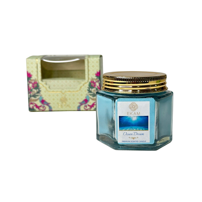 Ekam Ocean Dream Hexa Jar Scented Candle
