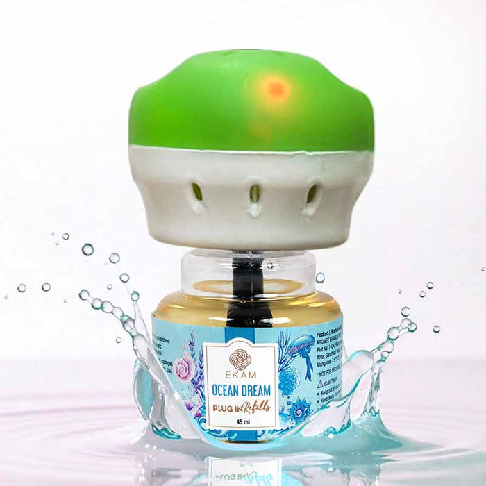 Ekam Ocean Dream Scented Plug-In Air Freshener Kit