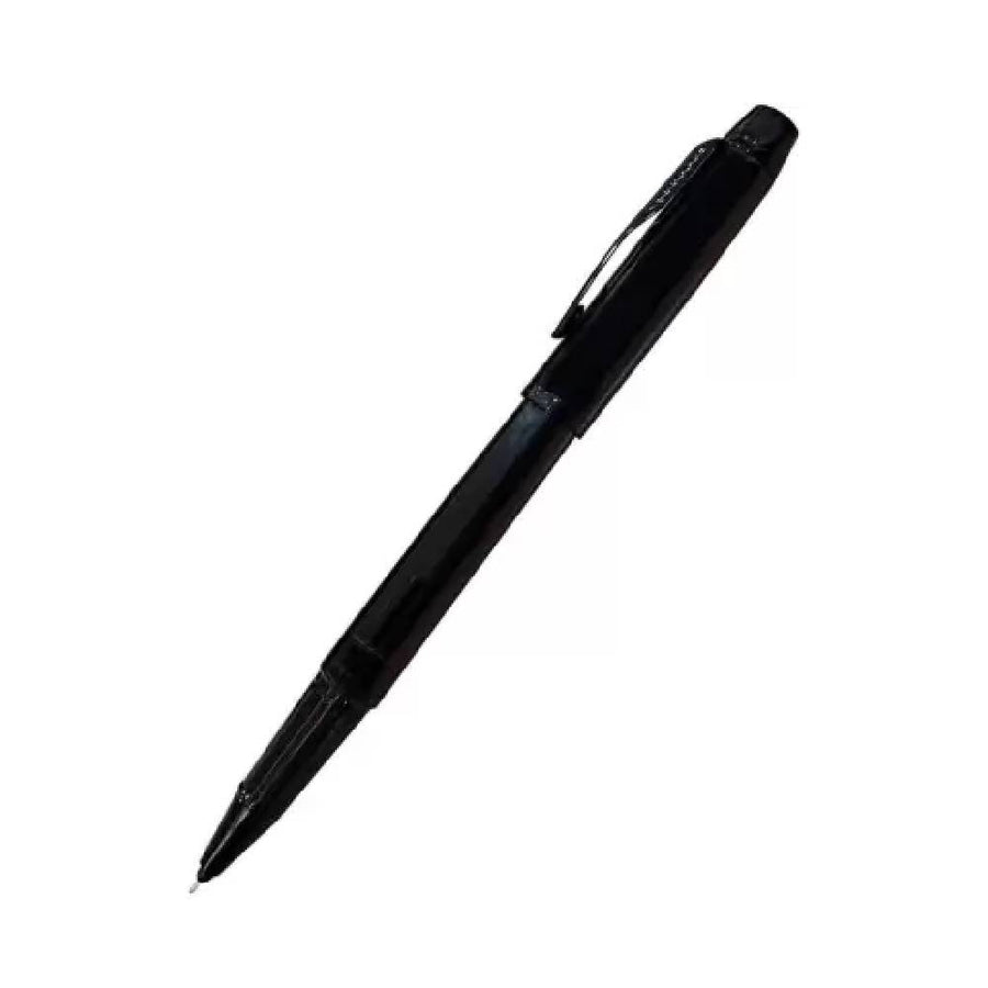 parker-odyssey-lacque-black-(black-metal-trim)-rollerball-pen-front-view