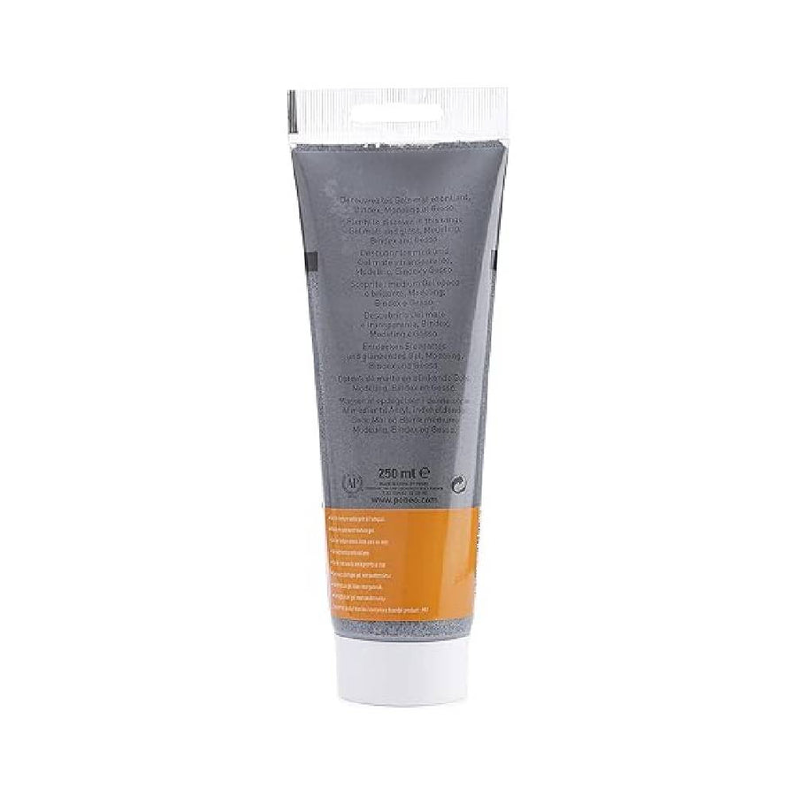 Pebeo Studio Acrylics Auxiliaries Black Sand Texture Gel 250ml