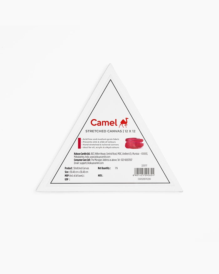 Camel - Triangle Stretched Canvas (12 x 12)