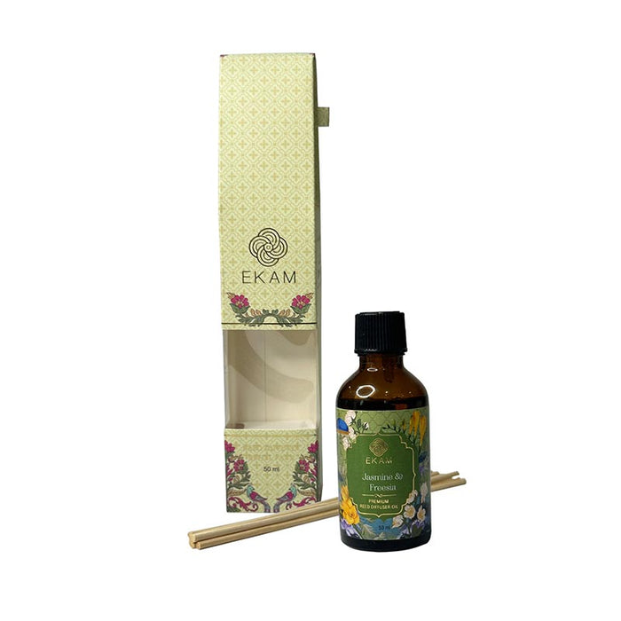 Ekam - Jasmine & Freesia Reed Diffuser Refill Oil Gift Box