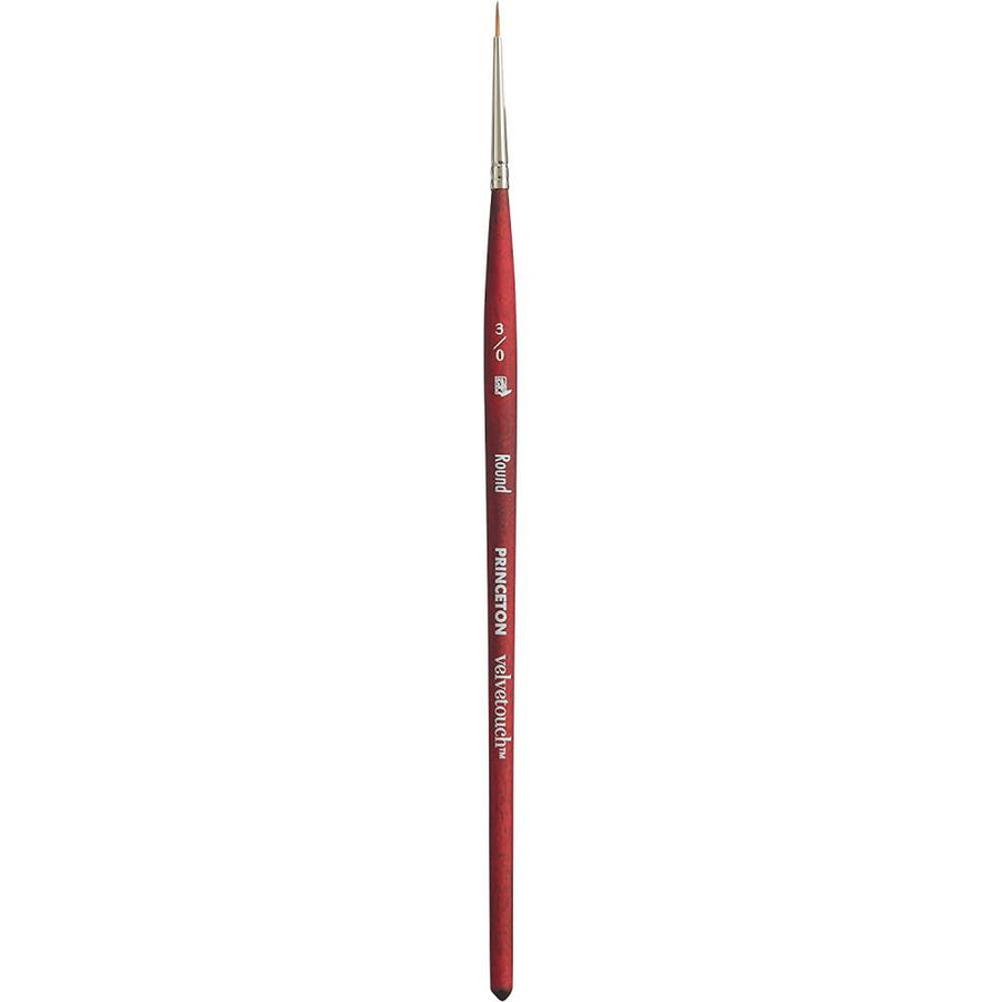 Princeton Velvetouch Synthetic Round Short Handle Brush - 3950 Series