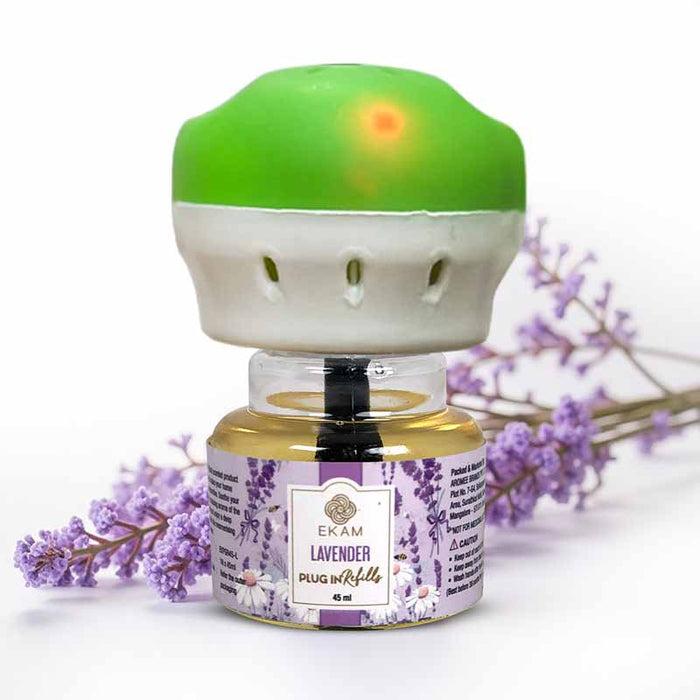 Ekam Lavender Scented Plug-In Air Freshener Kit