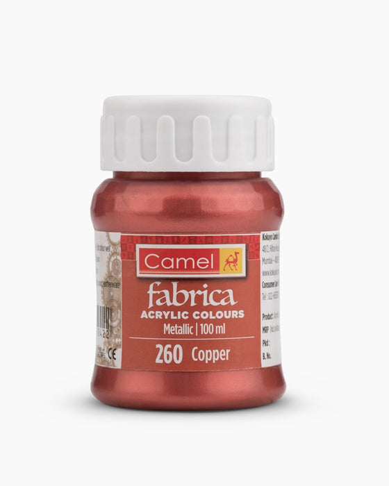 Camel Fabrica Acrylic Metallic Colour Jar (100ml)