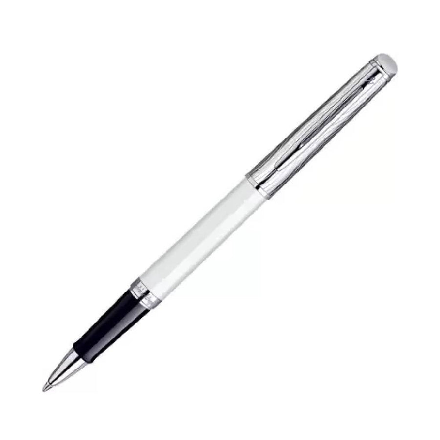 waterman-hemisphere-DLX-white-CT-rollerball-pen-front-view