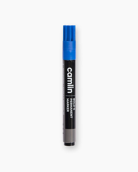 Camlin Bold-E Permanent Marker (Blue)