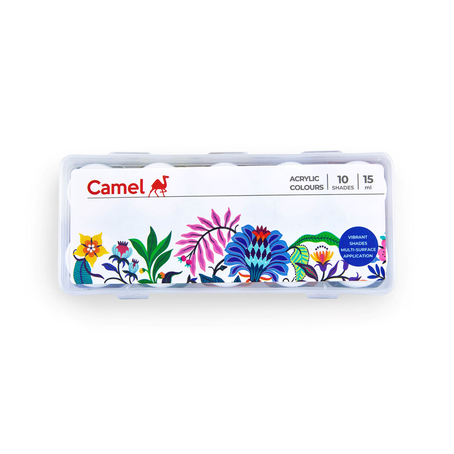 Camel Acrylic Colours Sets Of 10 (15ml)