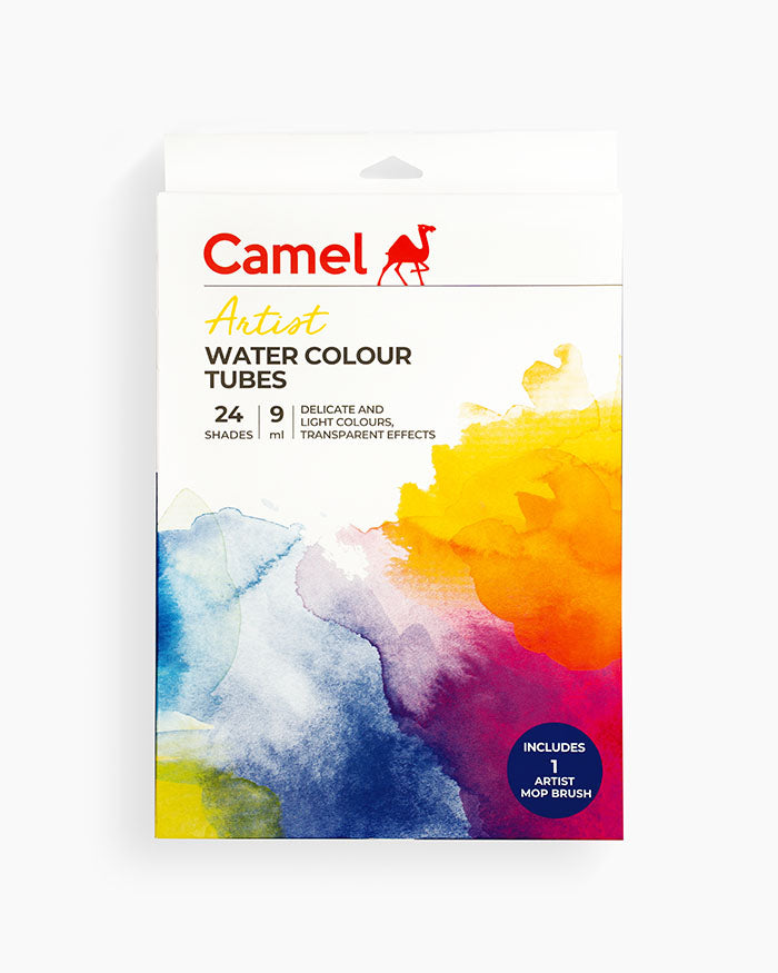 Camel Artist Water Colour Tubes 24 Shades (9ml) — Mango