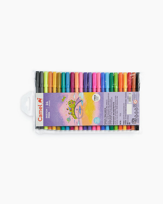 Camel - Sketch Pens (Pack of 12 Shades)