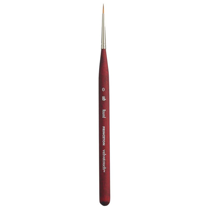 Princeton Velvetouch Mini Round Short Handle Brush - 3950 Series