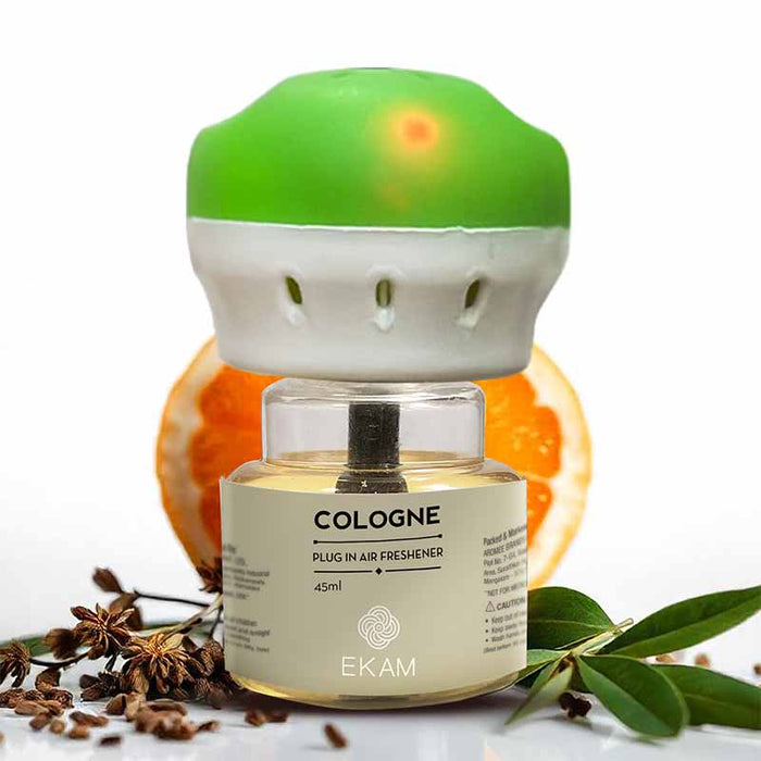 Ekam Cologne Scented Plug-In Air Freshener Kit