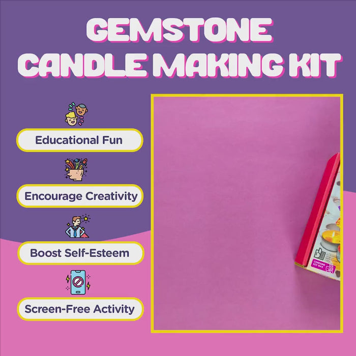 Kalakaram Gemstone Candle Making Kit