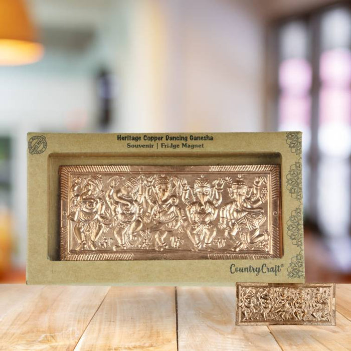 Country Craft – Heritage Copper Ganapati Fridge Magnet