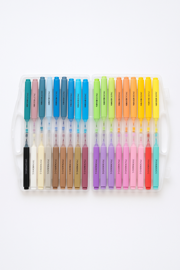 Giorgione Acrylic Marker Set – 36 Macaron Series Colors