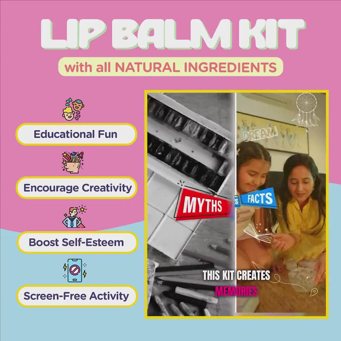 Kalakaram - Lip Balm Kit | DIY Natural Lip Care Set