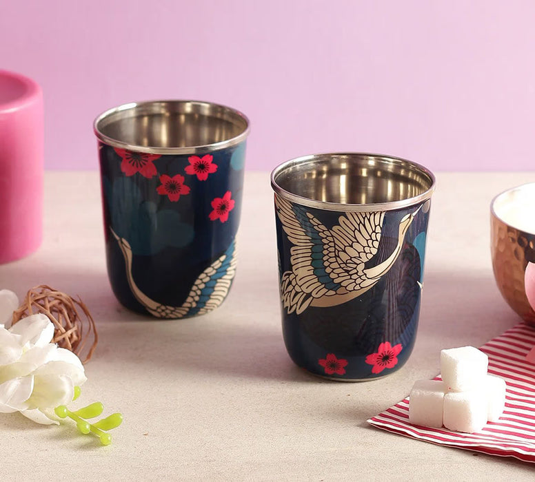 India Circus – Aerial Moments Small Steel Tumbler Set of 2