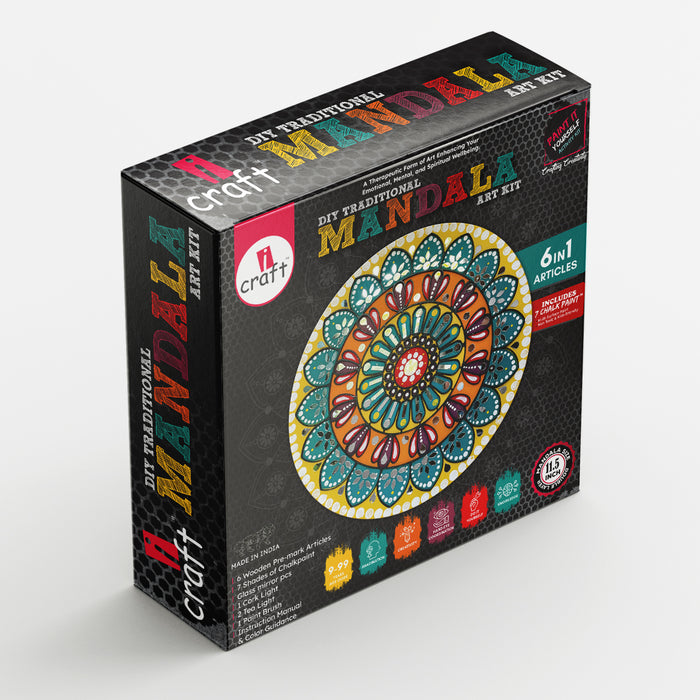 iCraft DIY Traditional Mandala Art Kit