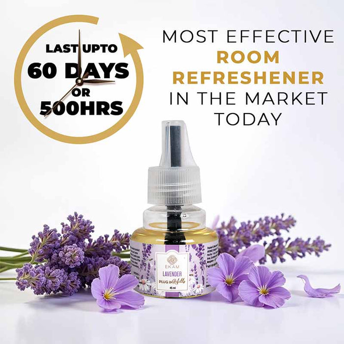Ekam Lavender Scented Plug-In Air Freshener Kit