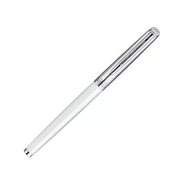 waterman-hemisphere-DLX-white-CT-rollerball-pen-close-view