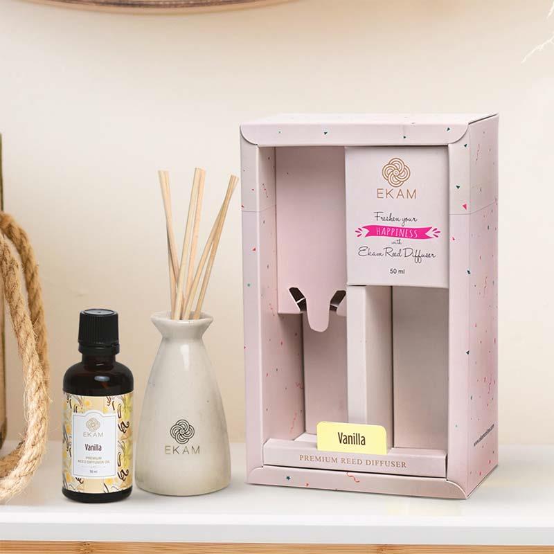 Ekam - Vanilla Reed Diffuser Set