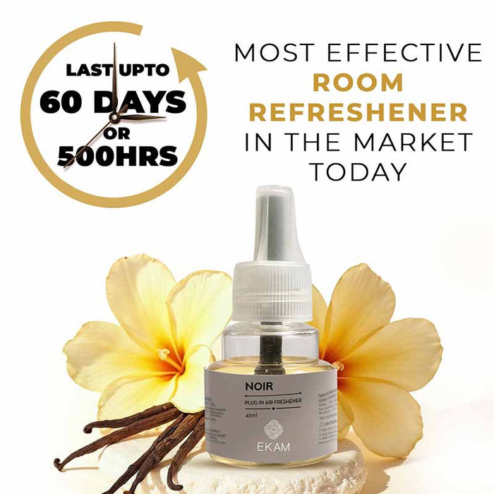 Ekam Noir Scented Plug-In Air Freshener Kit