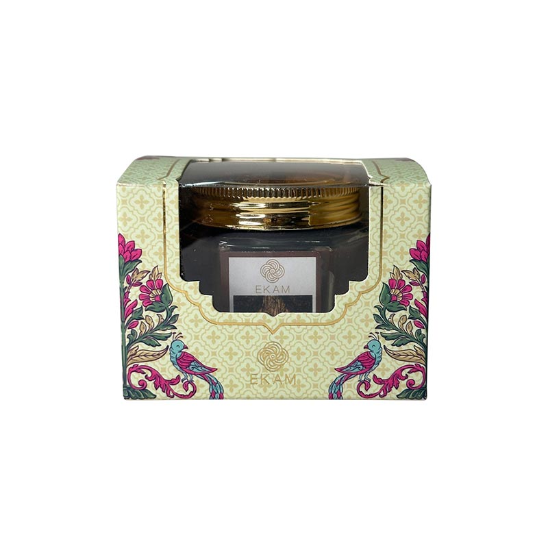 Ekam - Mahogany Hexa Jar Scented Candle