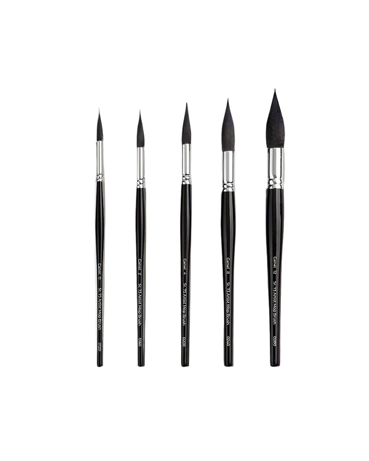 Camel - Artist Mop Brushes - 73 Series (Set of 5 brushes)