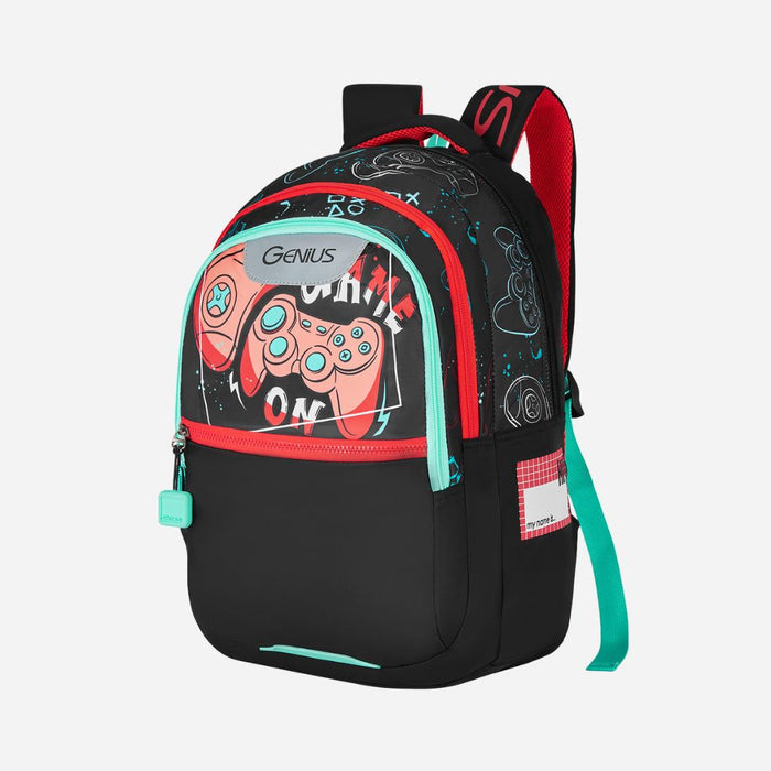 Genius Safari Maverick 27L School Backpack - Black — Mango