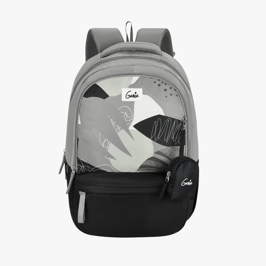 Genie Lucy 40L Laptop Backpack With Laptop Sleeve - Grey(19")