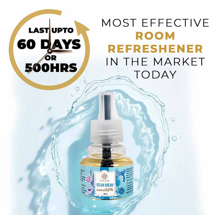 Ekam Ocean Dream Scented Plug-In Air Freshener Kit