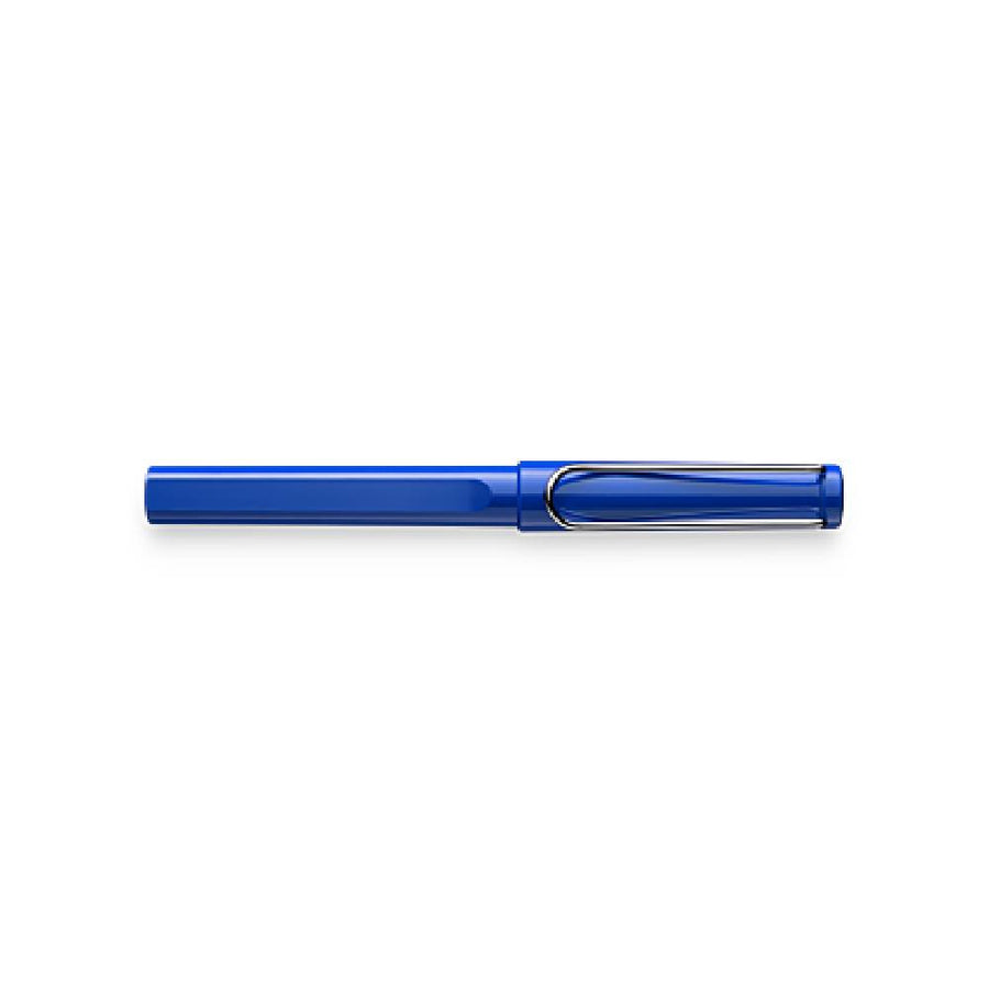 lamy-314-safari-rollerball-pen-(M)-blue-side-view